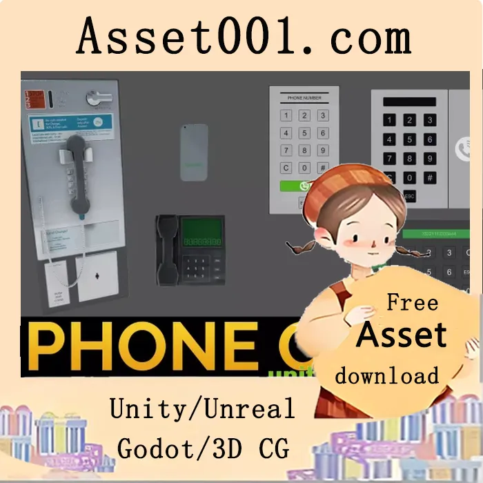 Unity冒险解谜套装：手机通话交互系统|Mobile Phone Call & Dial System v1.2