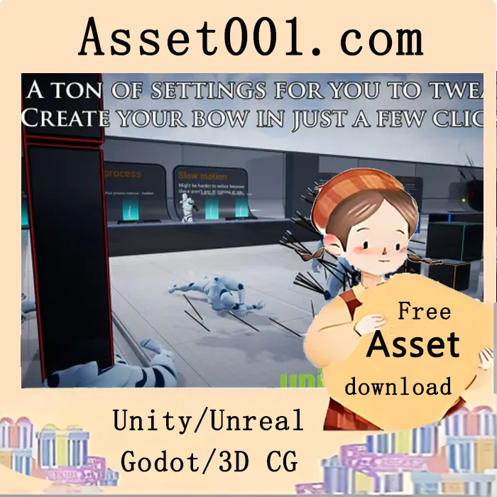 第三人称弓箭系统：基于蓝图的完整弓箭玩法包|Third Person Archery v5.0+