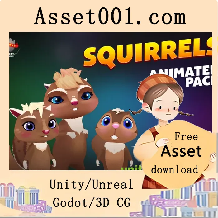 Squirrels animated pack v1.0