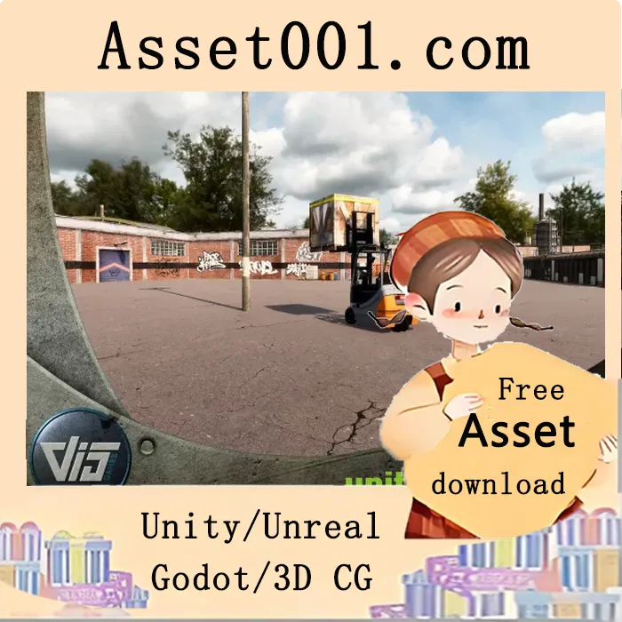 工业列车站与仓库场景包（含400+装饰物件，支持多种渲染管线）|Industrial train station / train yard v1.2