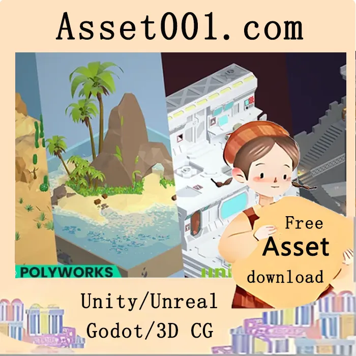 低多边形完整资源包：3656个模型与材质，支持URP及内置渲染器|Low Poly Complete Collection - Polyworks v6.0