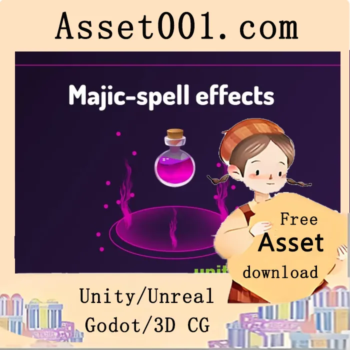 魔法咒语特效包：支持拖拽使用并可编辑PSD文件|VFX PARTICLES-BOTTLES SPELLS-EFFECTS v1.0