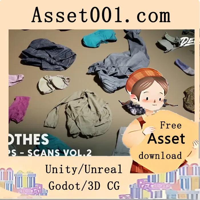 Scans VOL.2 - Clothes (Nanite & Low Poly)