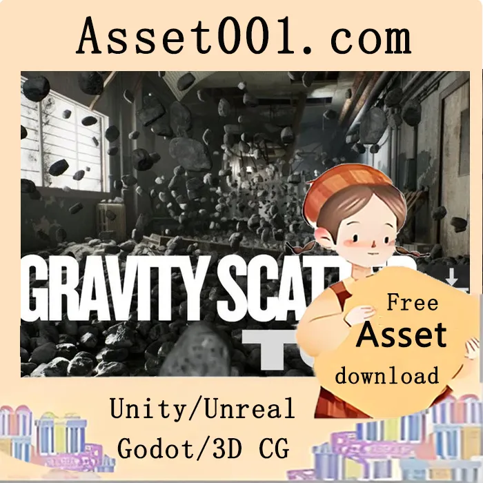 Unreal Engine 5 重力散播工具：基于物理的高效场景散播解决方案|Gravity Scatter Tool 5.6-5.7