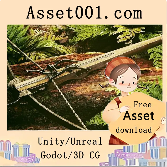 Unity商店推荐：中世纪复合弓套装（含动画武器与免费裸手模型）|Animated Medieval Crossbow Pack
