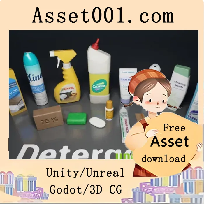 苏联洗涤剂主题包：专为恐怖、冒险或射击类AAA级游戏设计的磨损风格道具集|Post Soviet Detergents v4.18-4.27+