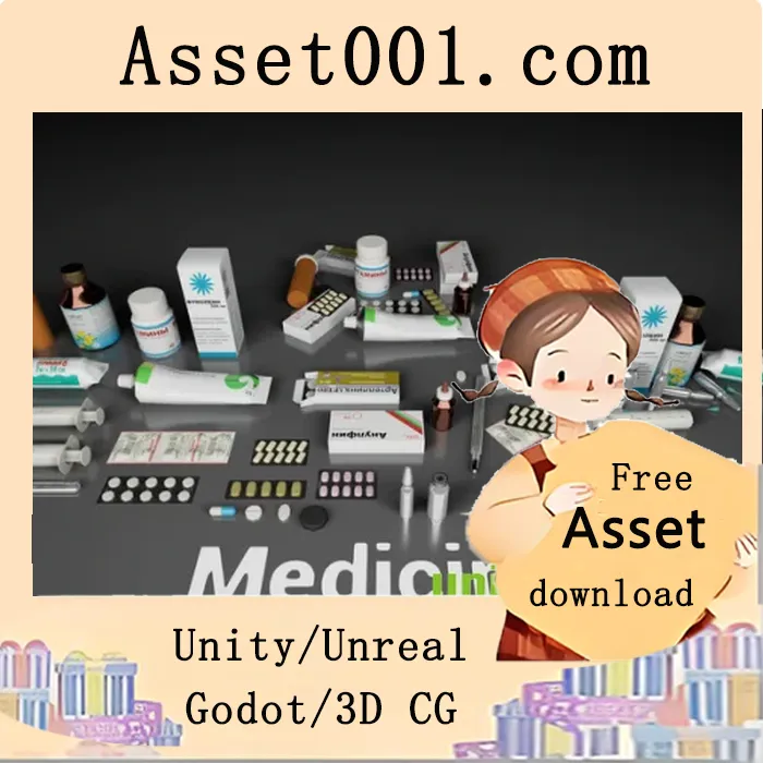医疗道具套装：专为恐怖、冒险或射击类AAA游戏设计|Post Soviet Medicine v4.18-4.27+