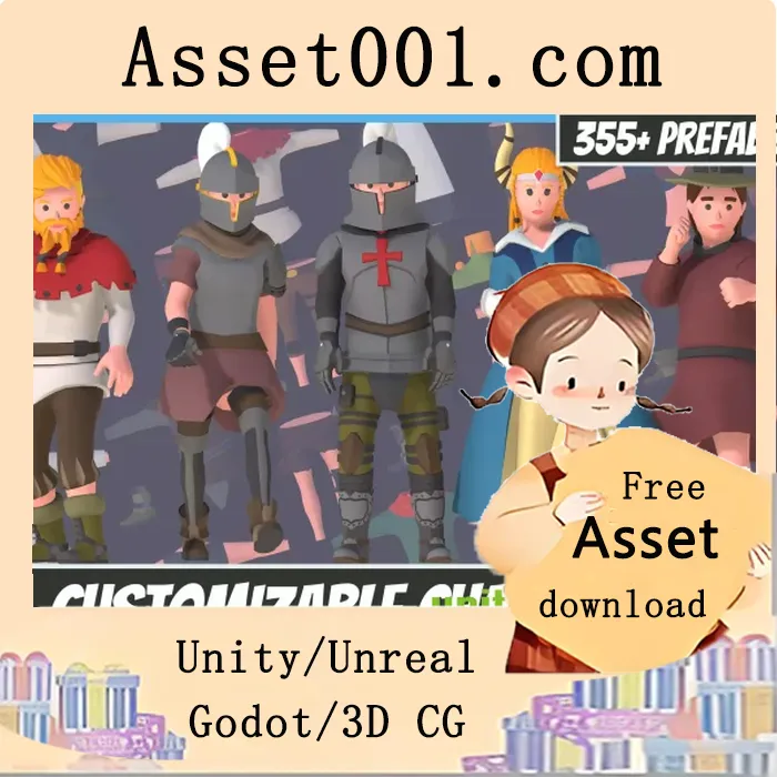 Customizable 3D Fantasy Characters Vol 2 v1.0