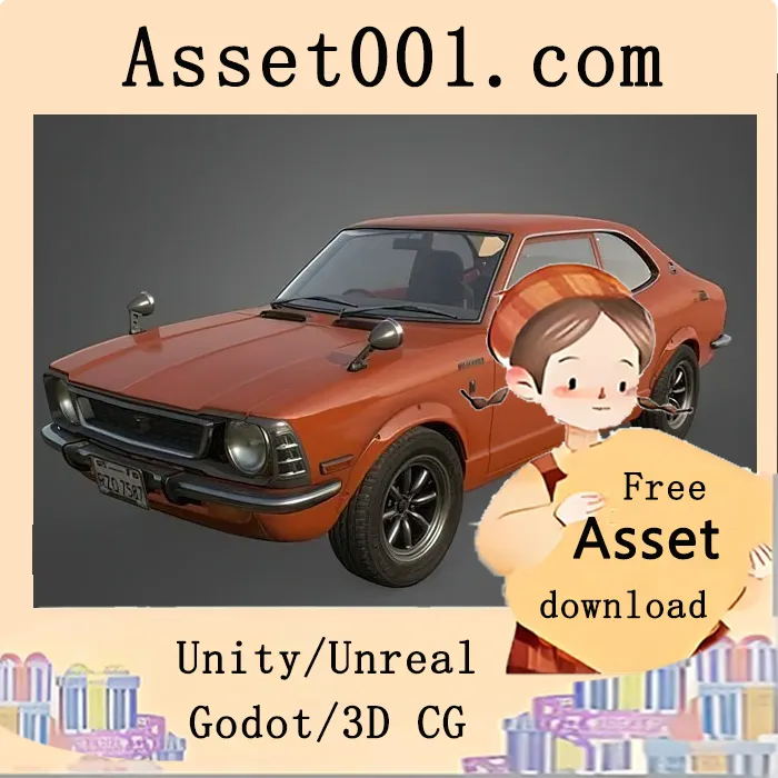 丰田卡罗拉TE27 Levin车型3D模型详解|Toyota Corolla TE27 Levin