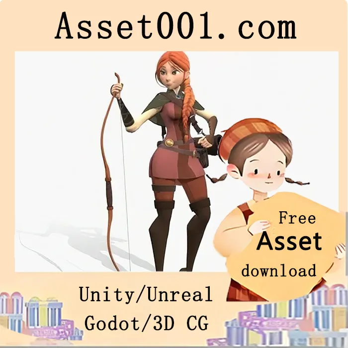 stylized 3D角色 Lady Marion 的艺术设计与技术实现解析|Lady Marion Stylized Character