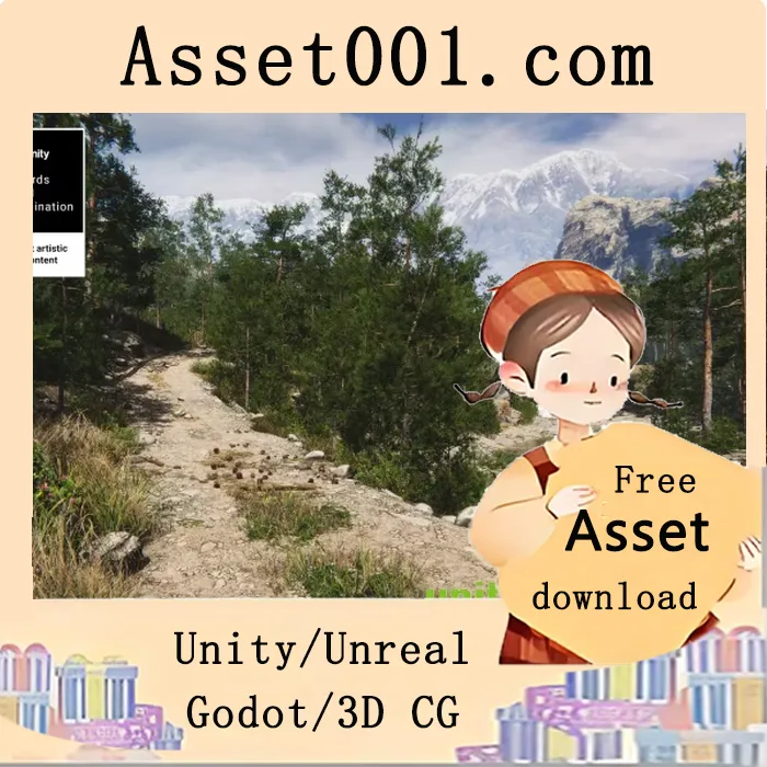 Unity山地环境动态自然包：包含470+环境预制件与优化Shader|Mountain Environment - Dynamic Nature v1.6.0