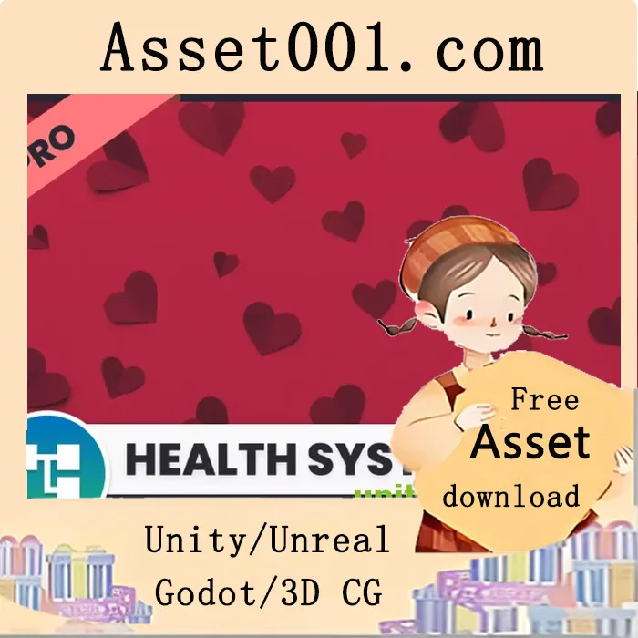 Unity健康系统Pro：即插即用的灵活健康组件解决方案|Health System Pro - Plug & Play Solution v1.0