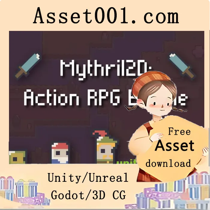 无需编程，打造梦幻2D动作RPG游戏——Mythril2D引擎指南|Action RPG Engine: Mythril2D v1.0.0