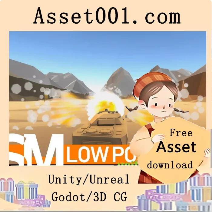 低多边形车辆控制器：包含8辆现代车辆模型、3个道具模型及11个地形预制件|Low Poly Vehicles Controller v1.0