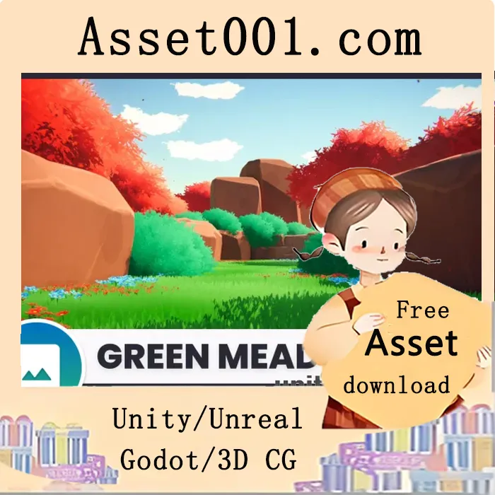 Unity绿色草原风格自然环境资产包介绍|Green Meadows - Stylized Environment (Built-in) v1.0