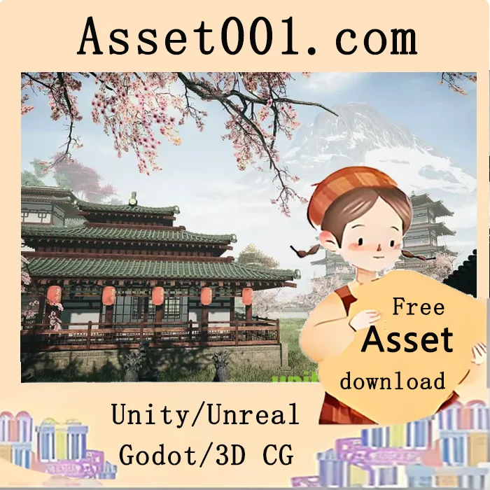 Unity HDRP日式园林场景资产包：含327张纹理、126个模型及2个演示场景|Japan Garden (HDRP) v1.0