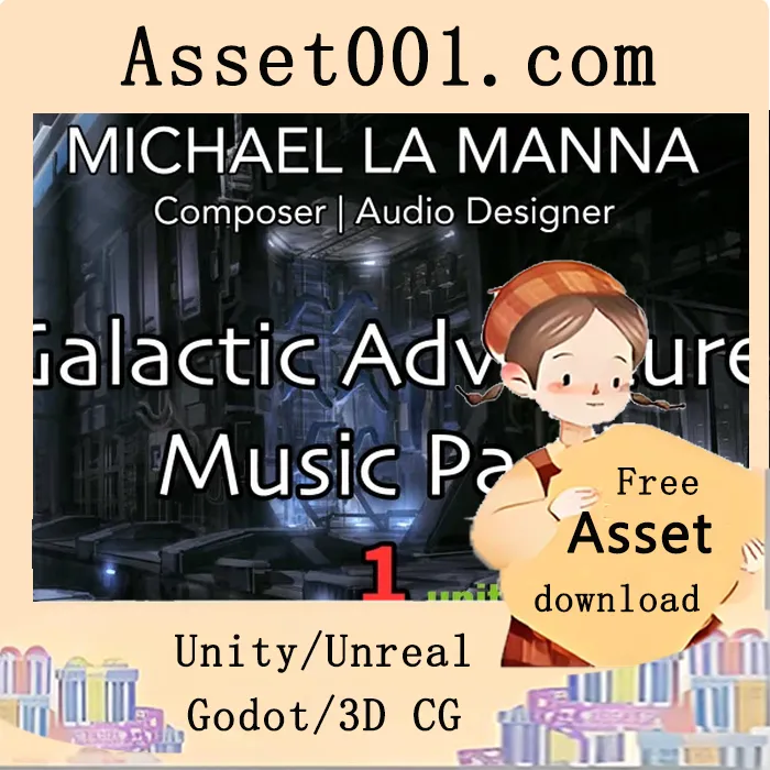 银河冒险音乐包1：适用于任何科幻类游戏的无缝循环音乐|Galactic Adventure Music Pack 1 v2.1