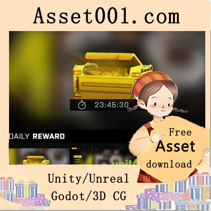 Unity每日奖励插件：支持自定义周期的玩家激励系统|Daily Reward Addon MFPS v1.1.0