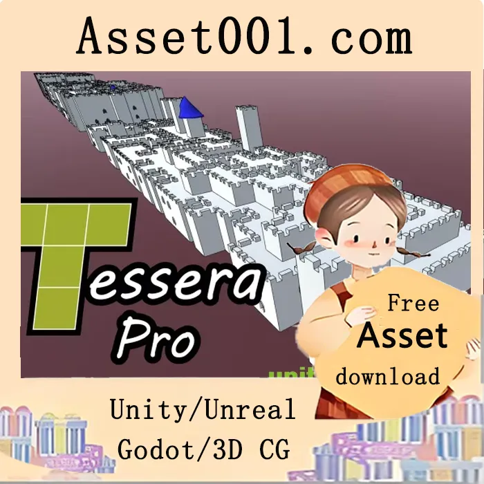 使用波函数坍缩算法快速生成3D场景与建筑|Tessera Pro v5.1.1