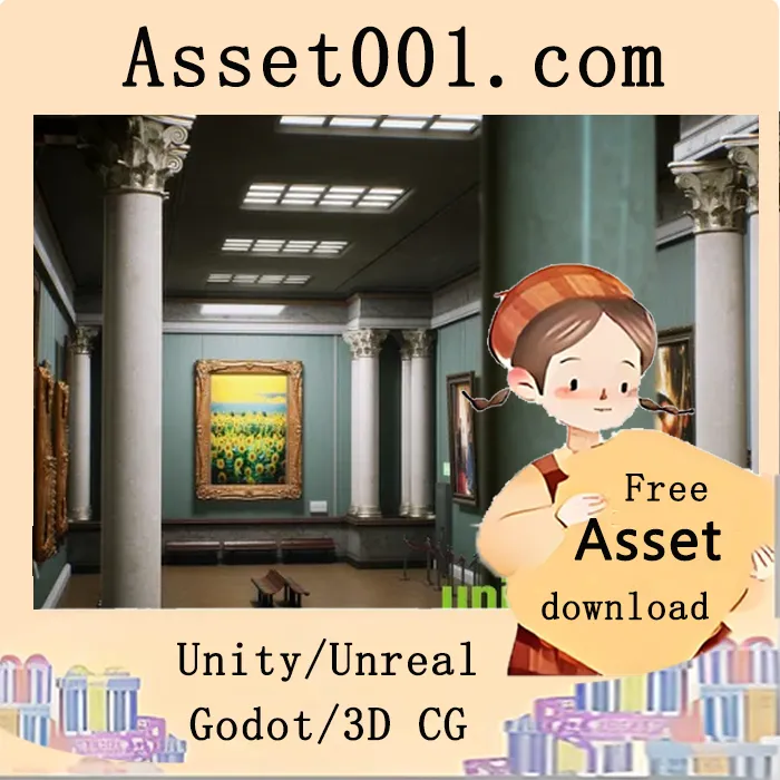 博物馆环境套装：打造真实博物馆与画廊场景的完整资产包|Museum Environment Kit v5.0-5.3+
