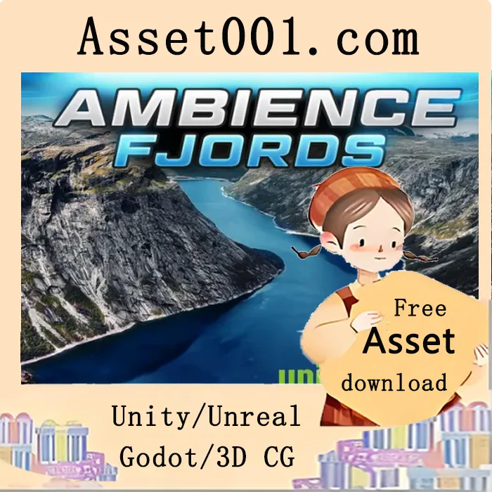 北欧峡湾沉浸式环境音效包：10段3分钟自然氛围音乐|Ambient Video Game Music - Fjords (WAV)