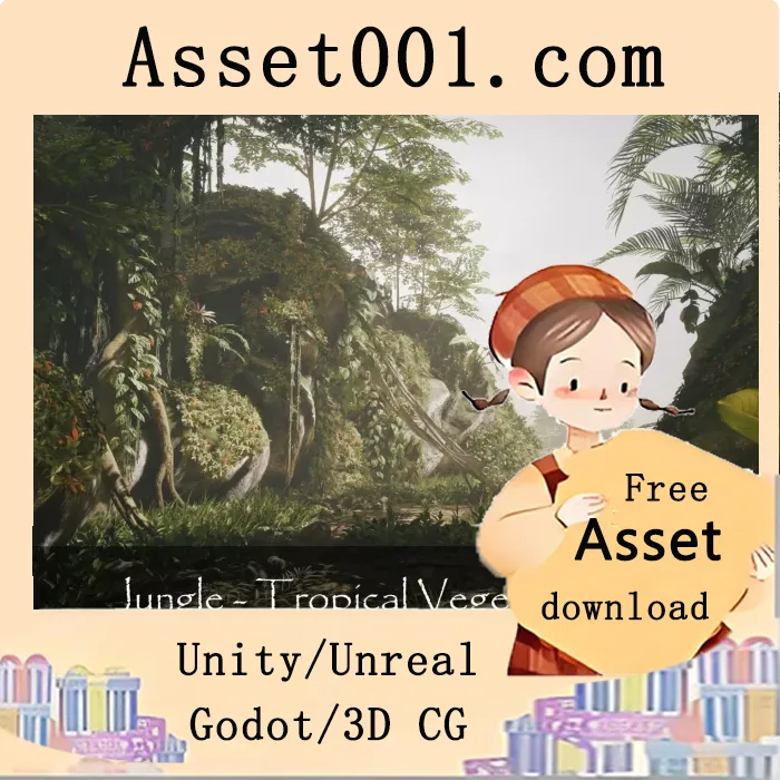 Unity jungle热带植被资源包：包含146个高质量3D植物资产|Jungle - Tropical Vegetation v3.4.0 (24 Jan 2026)