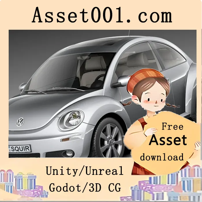 Volkswagen Beetle（2005-2011）3D模型详解及应用场景|Volkswagen Beetle 2005-2011
