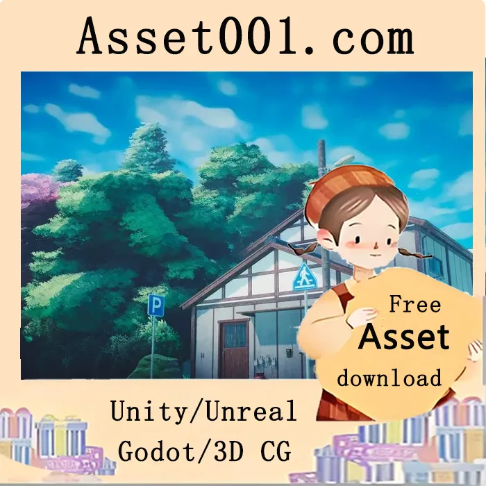 日本风动画风格村庄场景资产（支持SRP/HDRP/URP）|Japan Village v1.0
