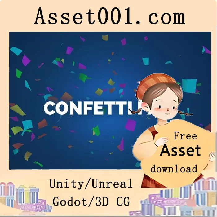 Confetti FX 2：支持URP与HDRP的卡通与真实风格礼花特效资产|Confetti FX 2 v1.0
