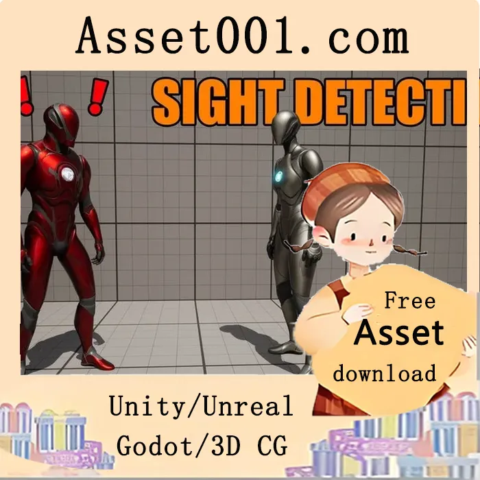 Unity stealth AI 开发者套装：一键部署可自定义的潜行AI系统|Stealth AI Starter Pack