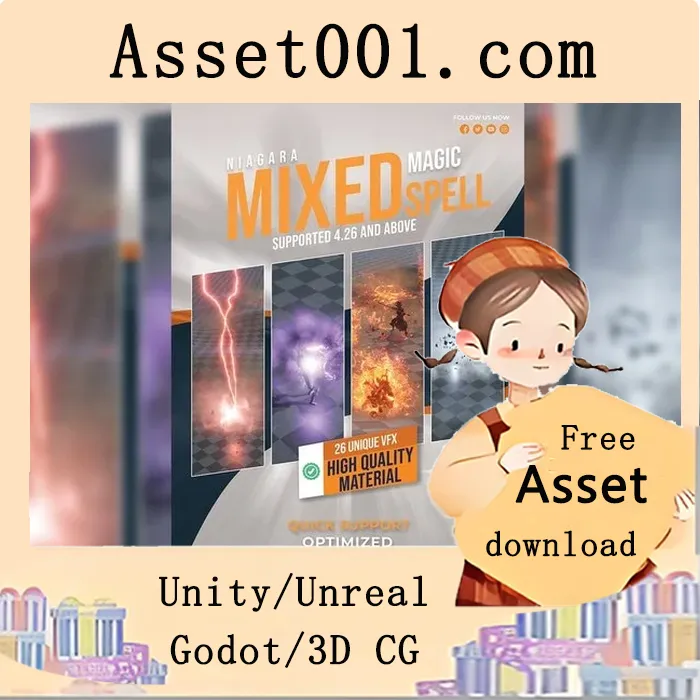 Mixed Magic 魔法法术 VFX 包 5.7 版发布|Mixed Magic - Spell VFX Pack 5.7