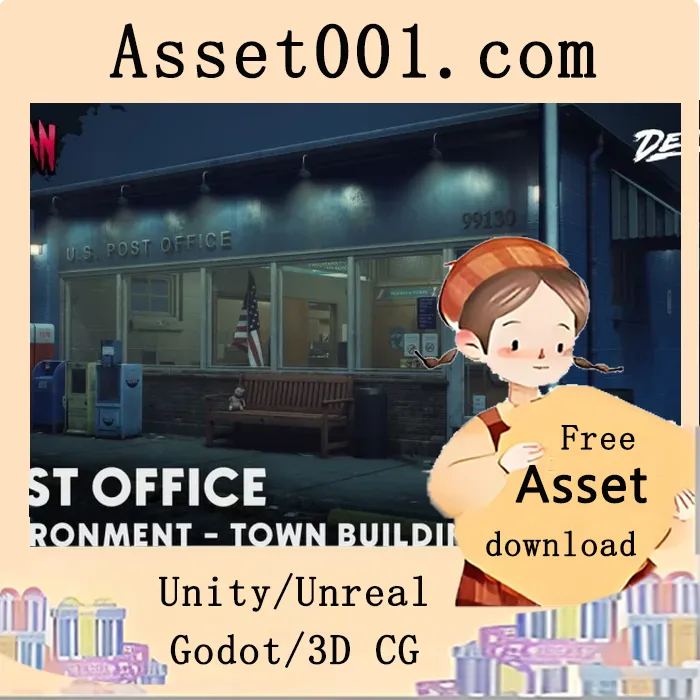 《Meridian 1988：基于Unreal Engine的恐怖氛围环境资源包》|Meridian 1988: Post Office - Modular Environment 5.3+