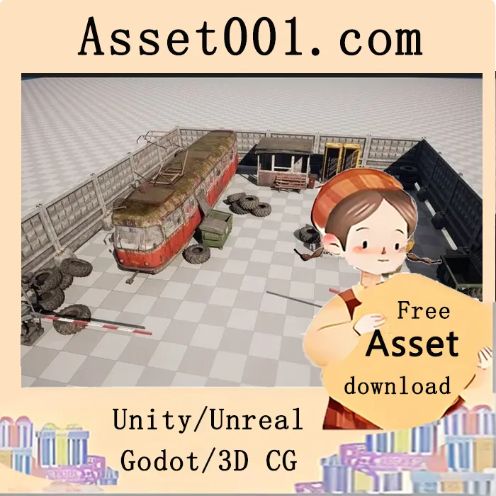 废弃城市道具包：适用于任何写实风格游戏的高效资源集合|Abandoned Street Props Pack