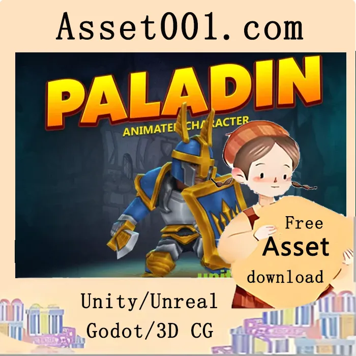 动画与资源规格详解：圣骑士角色配置说明|Paladin animated character v1.0