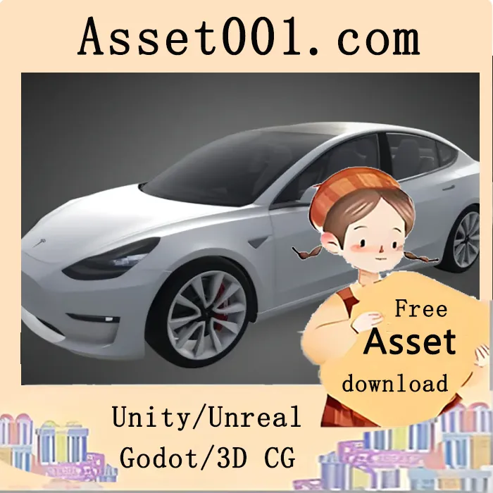 2018款特斯拉Model 3：电动轿车的科技与设计典范|Tesla 2018 Model 3 00