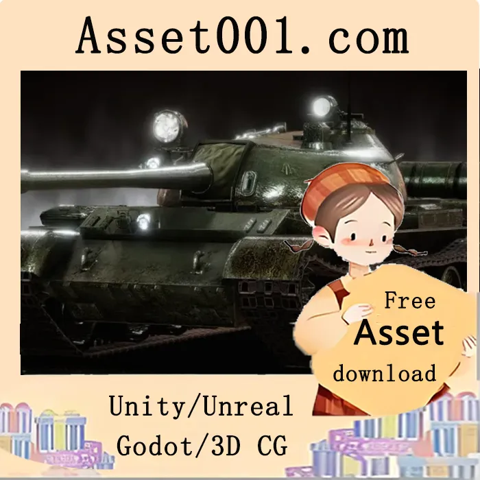 T-55A主战坦克3D模型：冷战时期军事工程的典范|TANK T 55A