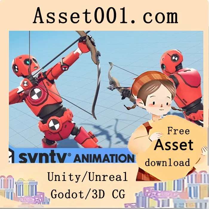 Synty动画包：弓术战斗190个手绘动画与14把弓械完整资源|Synty ANIMATION - Bow Combat v1.0.0
