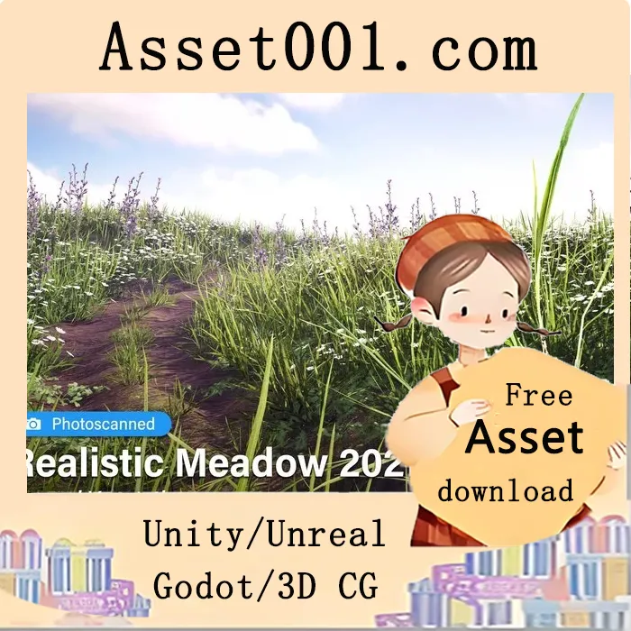 Unity资产包：Realistic Meadow 2021 地面植被 v2021.0.1|Realistic Meadow 2021 ・ Ground Vegetation v2021.0.1
