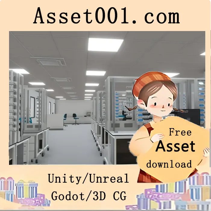 医疗实验室3D模型：现代科研工作空间的设计与应用|Medical Laboratory