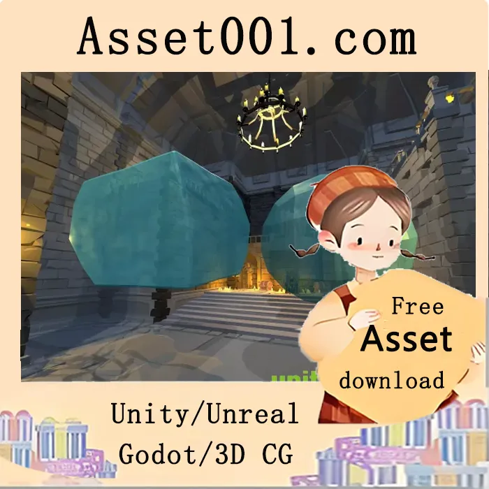 低多边形角色“Gelly立方体与球体”——幻想RPG动画角色模型|Low Poly Character - Gelly Cube & Sphere - Fantasy RPG v1.0