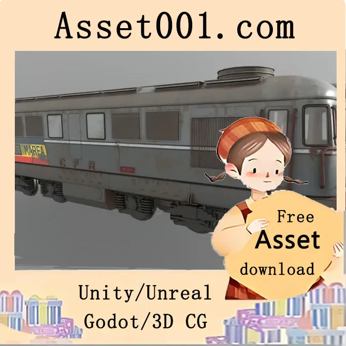 经典的060 DA柴油机车3D模型：融合功能与美学的铁路工程杰作|060 DA Diesel Locomotive