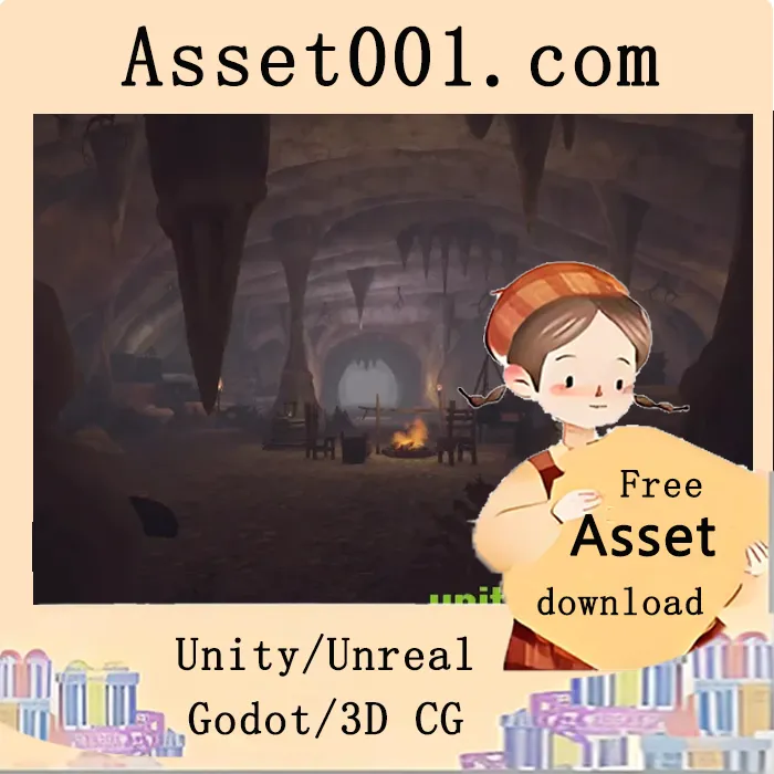 Unity模块化洞穴 dungeon 资产包：高效构建第一人称洞穴爬行游戏场景|Modular Dungeon: Caves v1.0