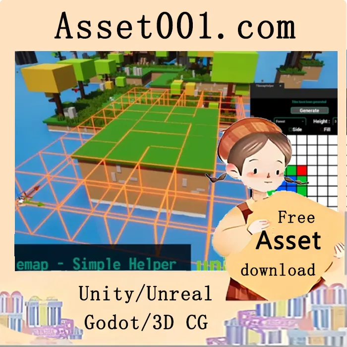Unity 3D 地形网格简化工具使用指南|3D Tilemap - Simple Helper v5.1+