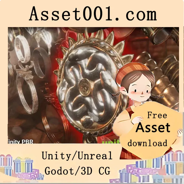 奇幻RPG人物配件包：可变形戒指、宝石、护腕等模块化装饰|Character Accessories - Fantasy RPG v4.2