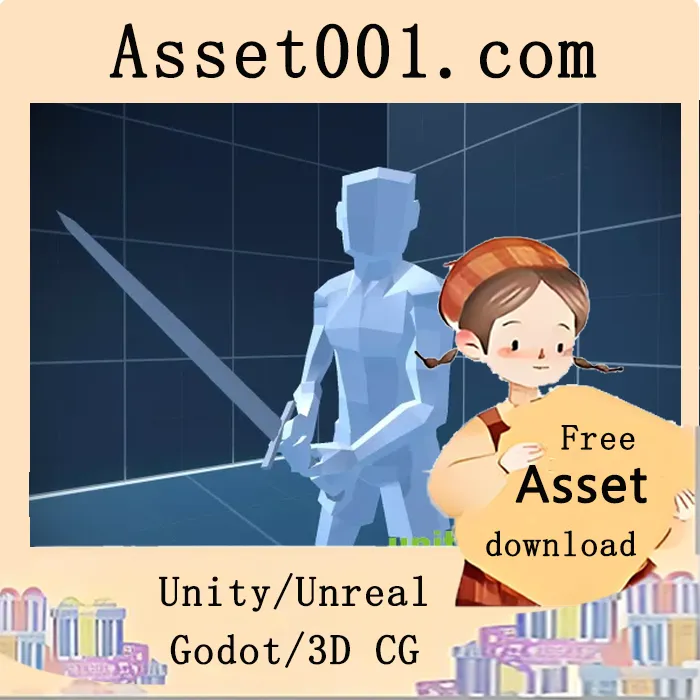 一款受《黑暗之魂》/《艾尔登法环》系列启发的直剑动画集（单手与双手挥砍）|Straight Sword Animation Set v1.3