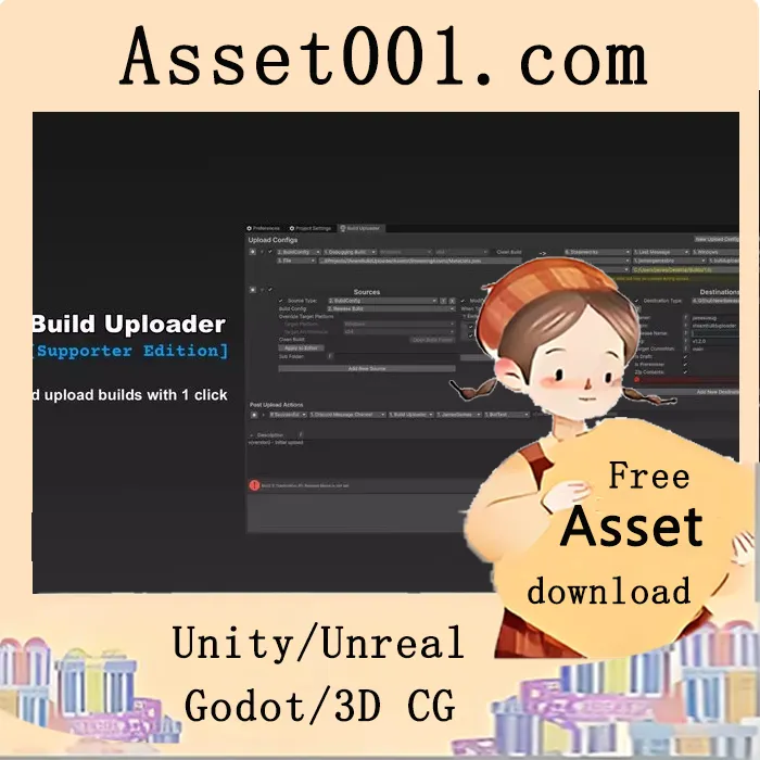 Unity Build Uploader：一键生成并上传构建至Steam、Itch.io等平台的开源工具|Build Uploader v3.2.1 (12 Feb 2026)