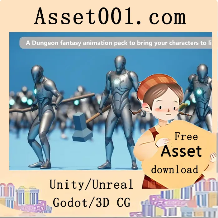 《Dungeon Life动画包：为奇幻游戏带来超真实动作表现》|MC Dungeon Life Animation Pack