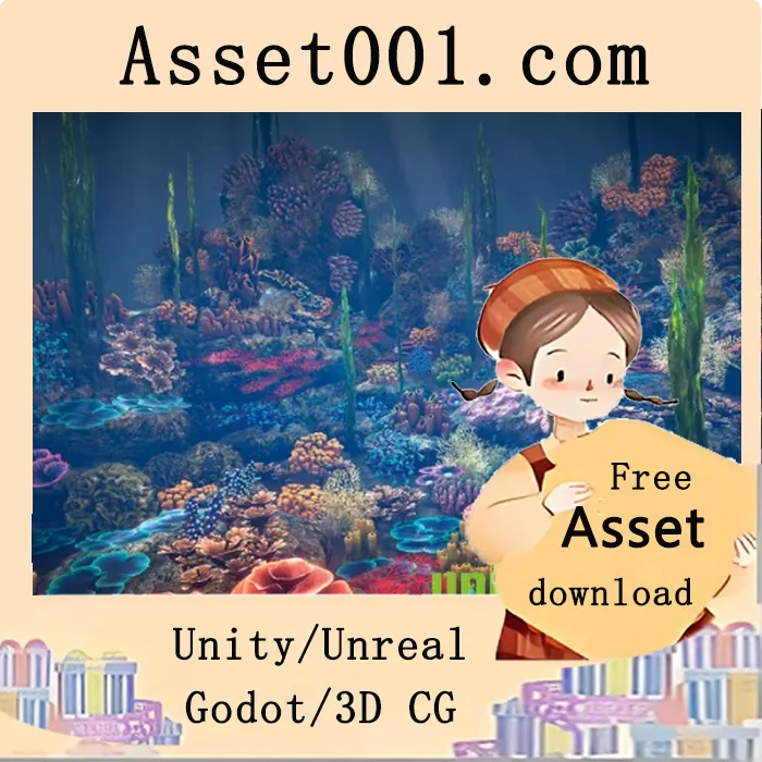 Unity珊瑚模型资源包：包含79个珊瑚模型及夜光纹理|Corals v4.23-4.27+