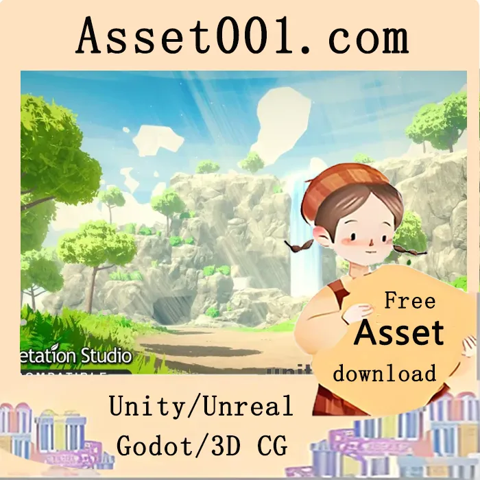 奇幻冒险风格环境资产包：含定制着色器与风动植被效果|Fantasy Adventure Environment v1.5.6