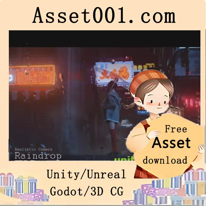 RaindropFX Pro：Unity中易于使用的实时相机镜头雨滴动画效果插件|RaindropFX Pro Standard v2.5.3